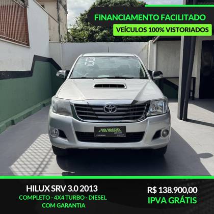 TOYOTA HILUX 2.7 SRV 4X4 CD 16V FLEX 4P AUTOMÁTICO